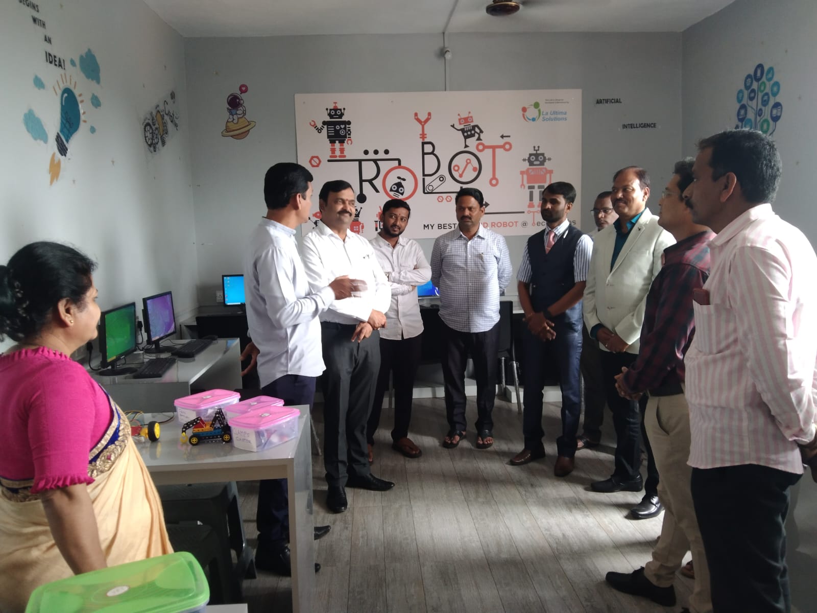 Inauguration Of Robotics Lab7 Kolhapur